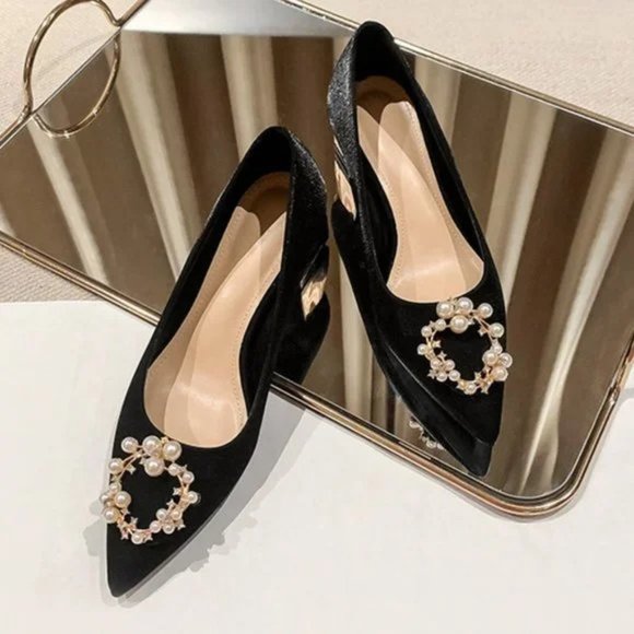 Wedding shoes are not tired of high heels single shoes - Picture 3 of 5